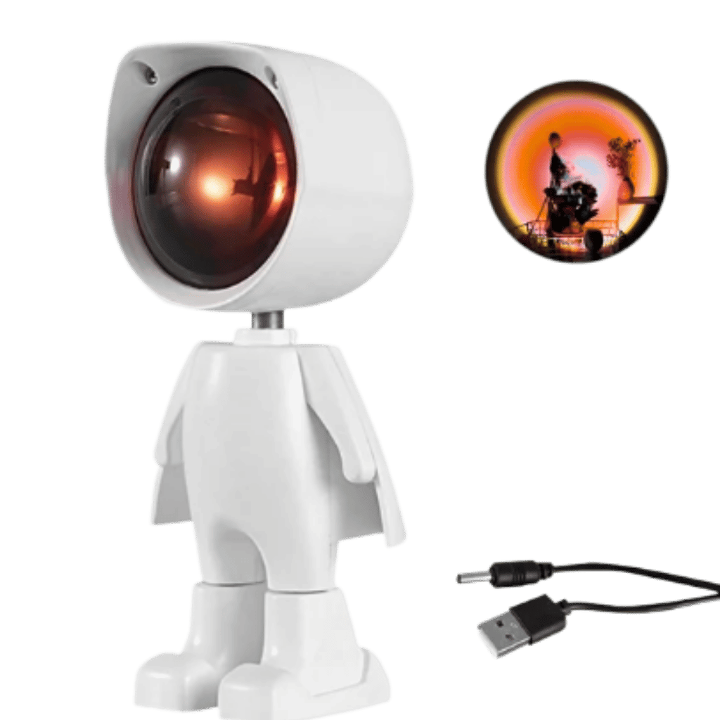Lámpara con Iluminación de Atardecer | Astronaut Sunset Lamp®