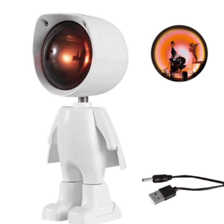 Lámpara con Iluminación de Atardecer | Astronaut Sunset Lamp®