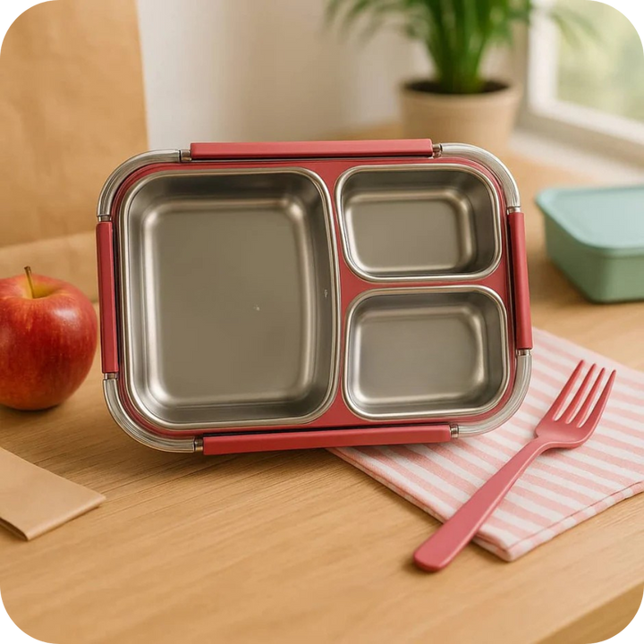 Taper de Acero Inoxidable con Divisiones | BentoBox®