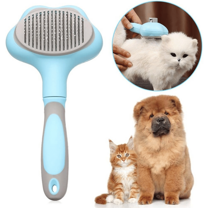 Cepillo para Mascotas con Cerdas Metálicas | Pelufino Pro®