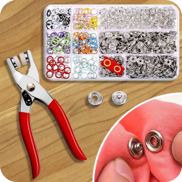 Kit de Botones y Alicate | SnapFix®