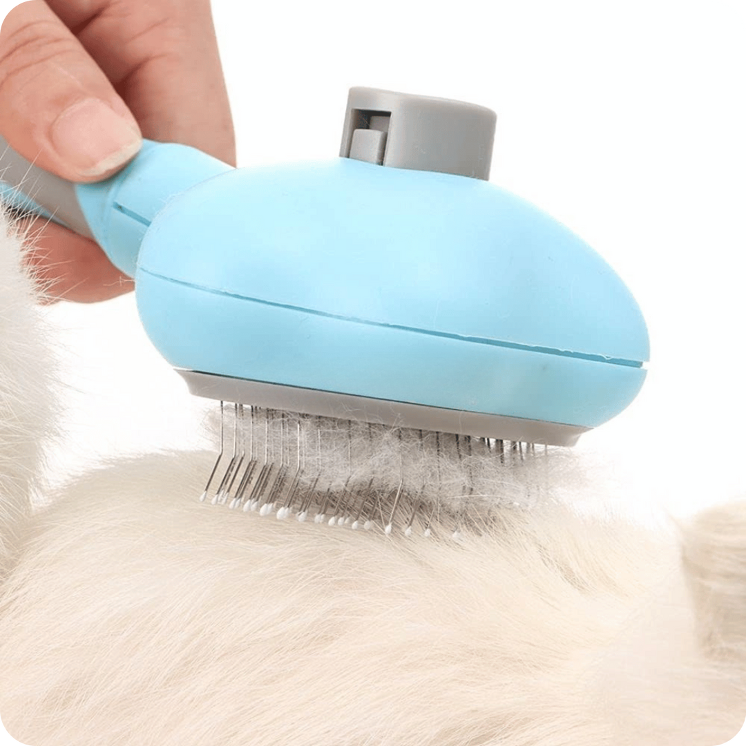 Cepillo para Mascotas con Cerdas Metálicas | Pelufino Pro®