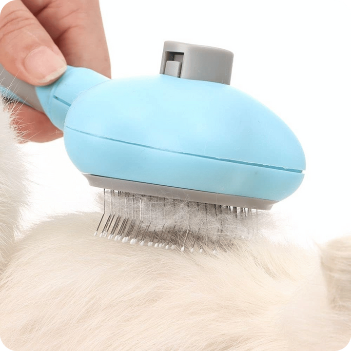 Cepillo para Mascotas con Cerdas Metálicas | Pelufino Pro®