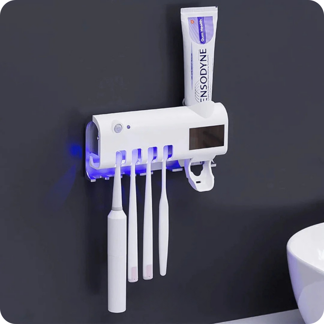Porta Cepillo de Dientes Esterilizador UV | FreshGlow®
