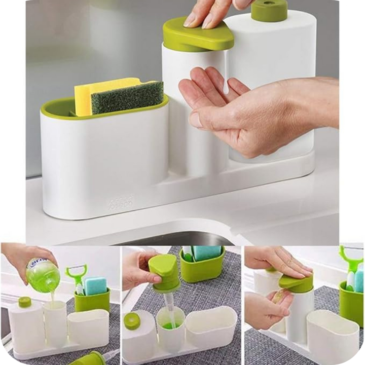 Dispensador de Detergente con Esponjero | SoapBox®