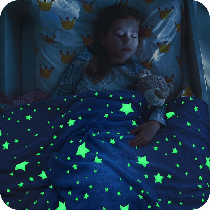 Manta que Brilla en la Oscuridad | CozyGalaxy®