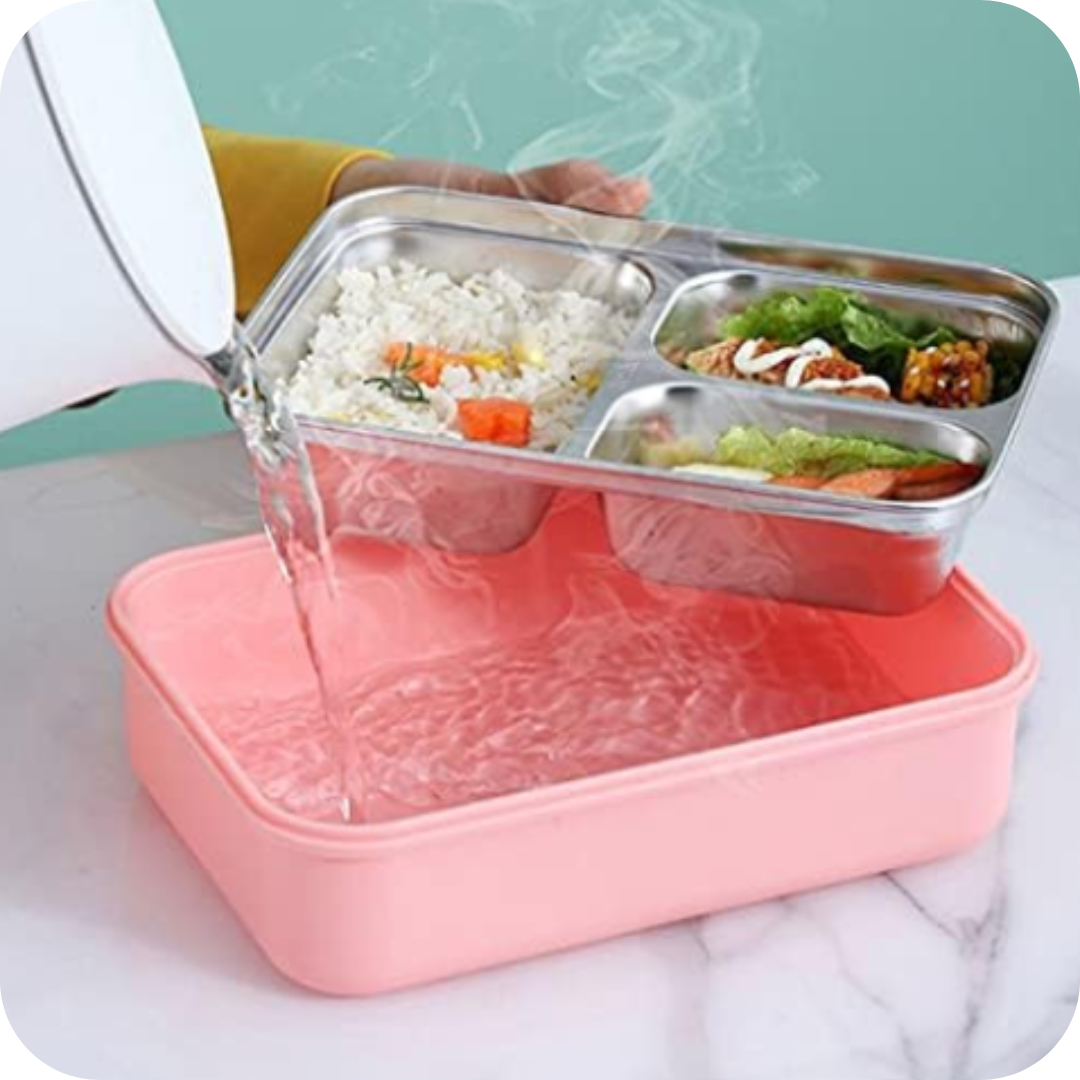 Taper de Acero Inoxidable con Divisiones | BentoBox®