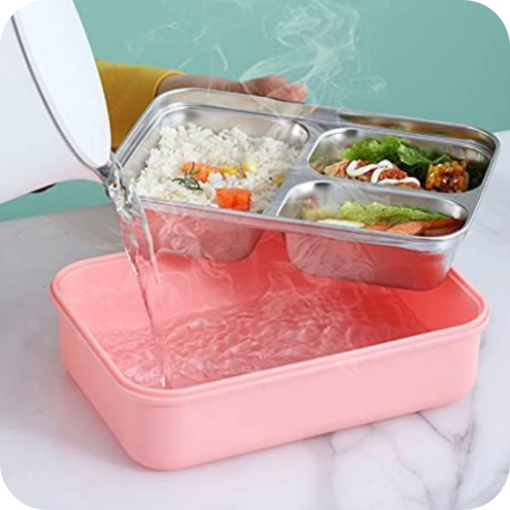 Taper de Acero Inoxidable con Divisiones | BentoBox®