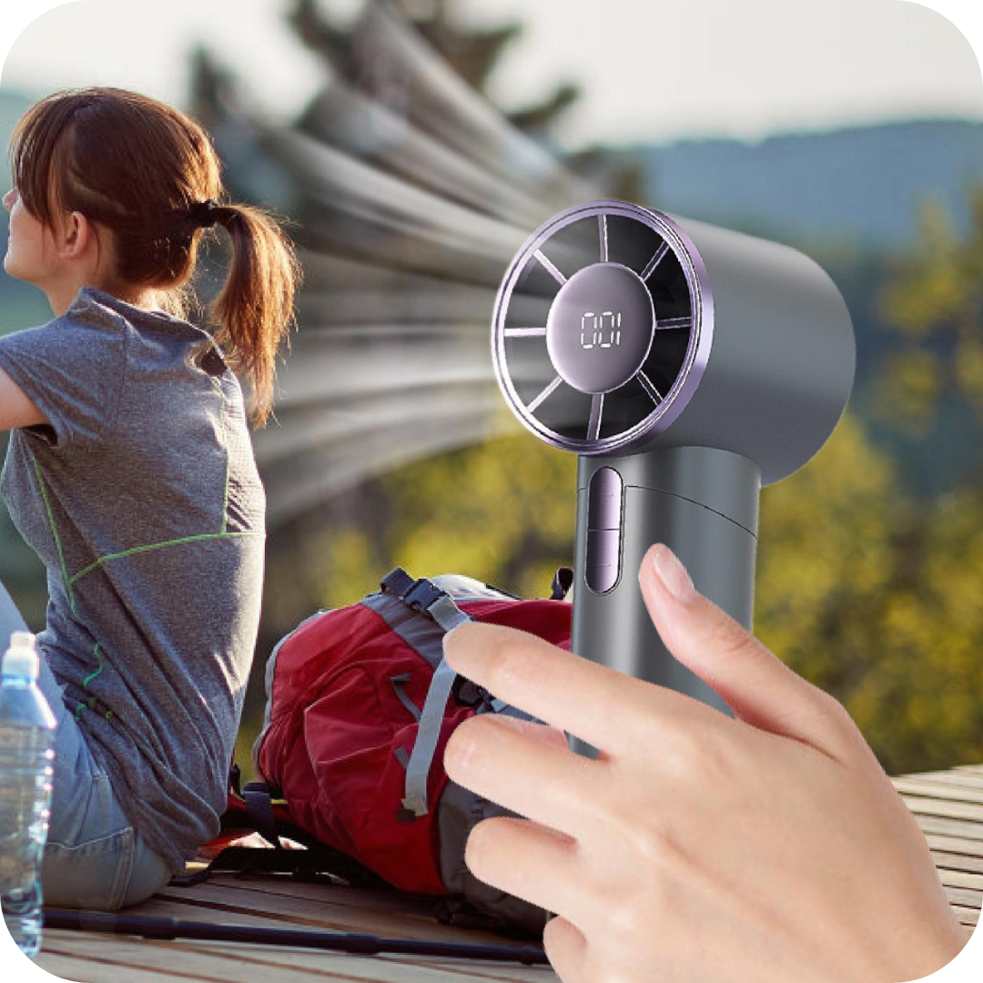 Ventilador Portátil con 100 Velocidades | WindFlex®
