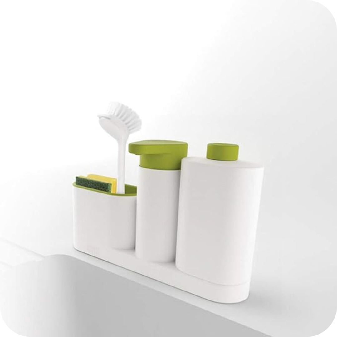Dispensador de Detergente con Esponjero | SoapBox®