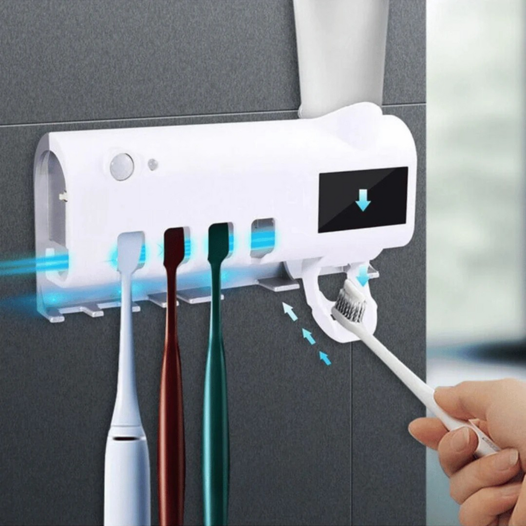 Porta Cepillo de Dientes Esterilizador UV | FreshGlow®