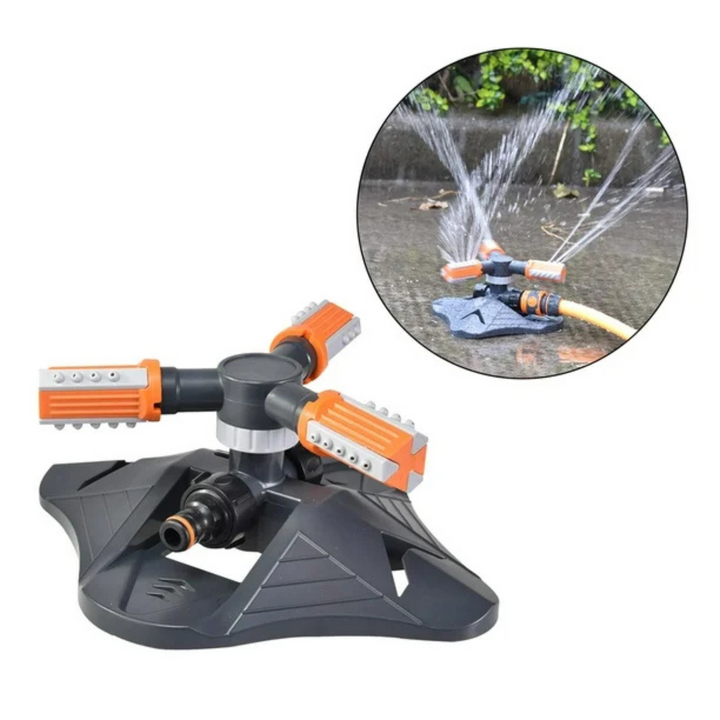 Aspersor de Jardín Giratorio 360° con Soporte | AquaTwist®