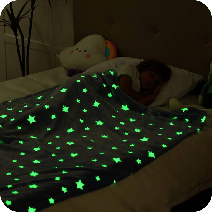 Manta que Brilla en la Oscuridad | CozyGalaxy®