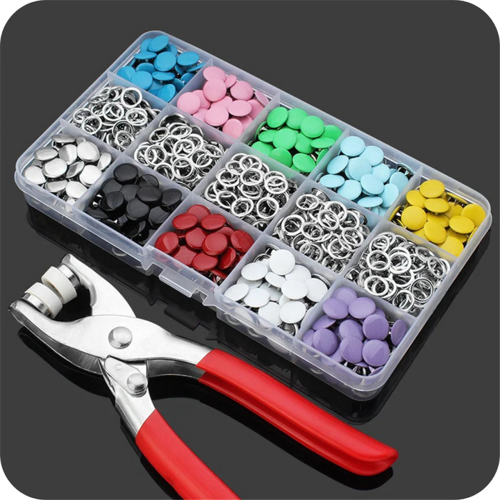 Kit de Botones y Alicate | SnapFix®