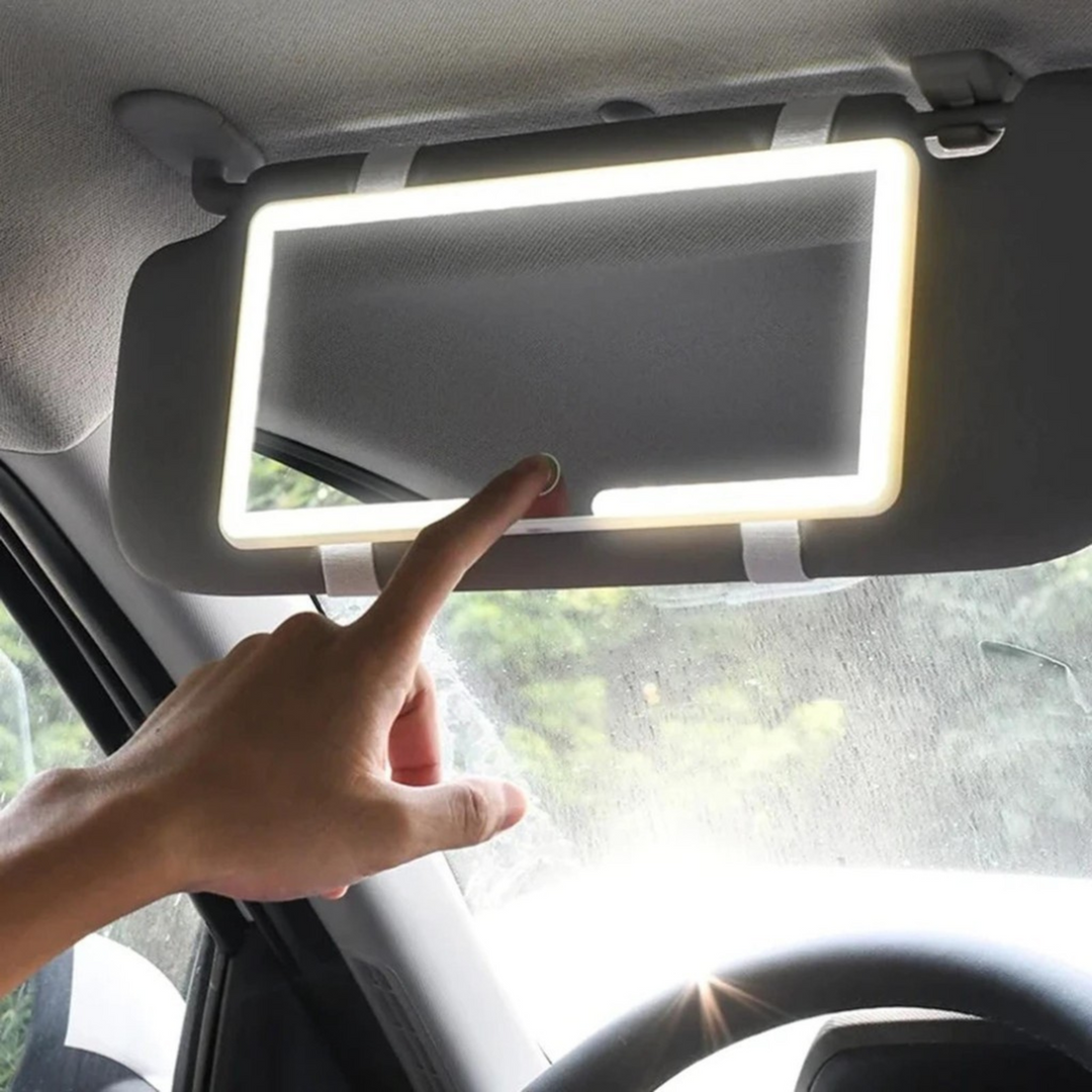 Espejo para Auto con Luz LED | LumiMirror®