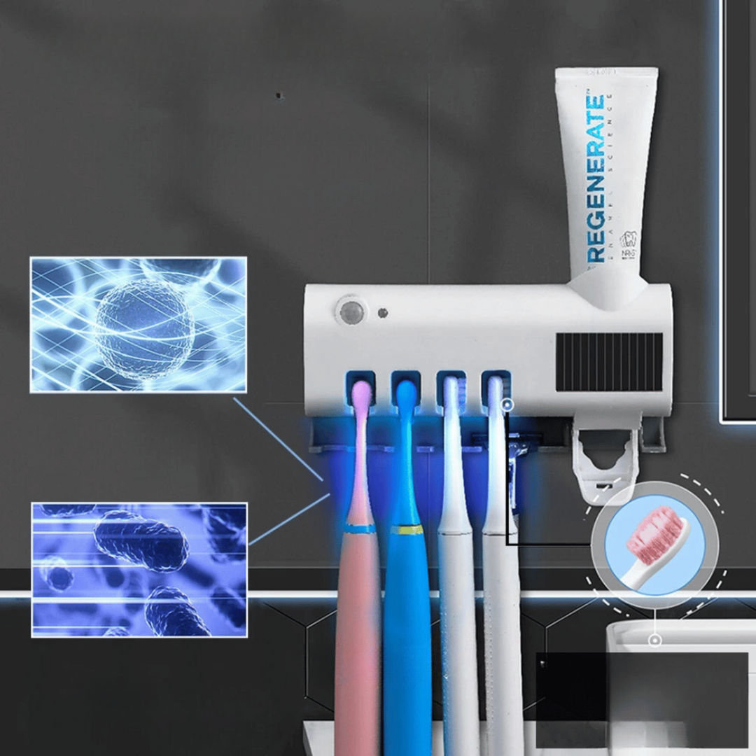 Porta Cepillo de Dientes Esterilizador UV | FreshGlow®