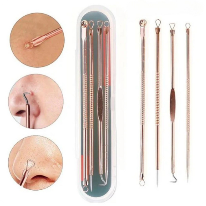 Kit De 4 Extractores De Puntos Negros | DermaClear®