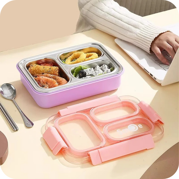 Taper de Acero Inoxidable con Divisiones | BentoBox®