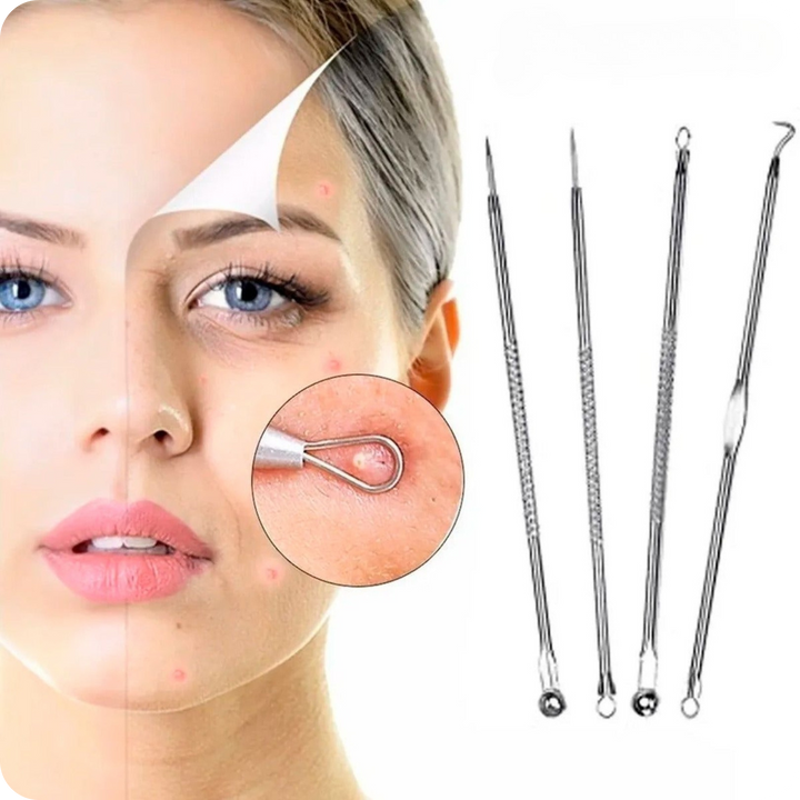 Kit De 4 Extractores De Puntos Negros | DermaClear®