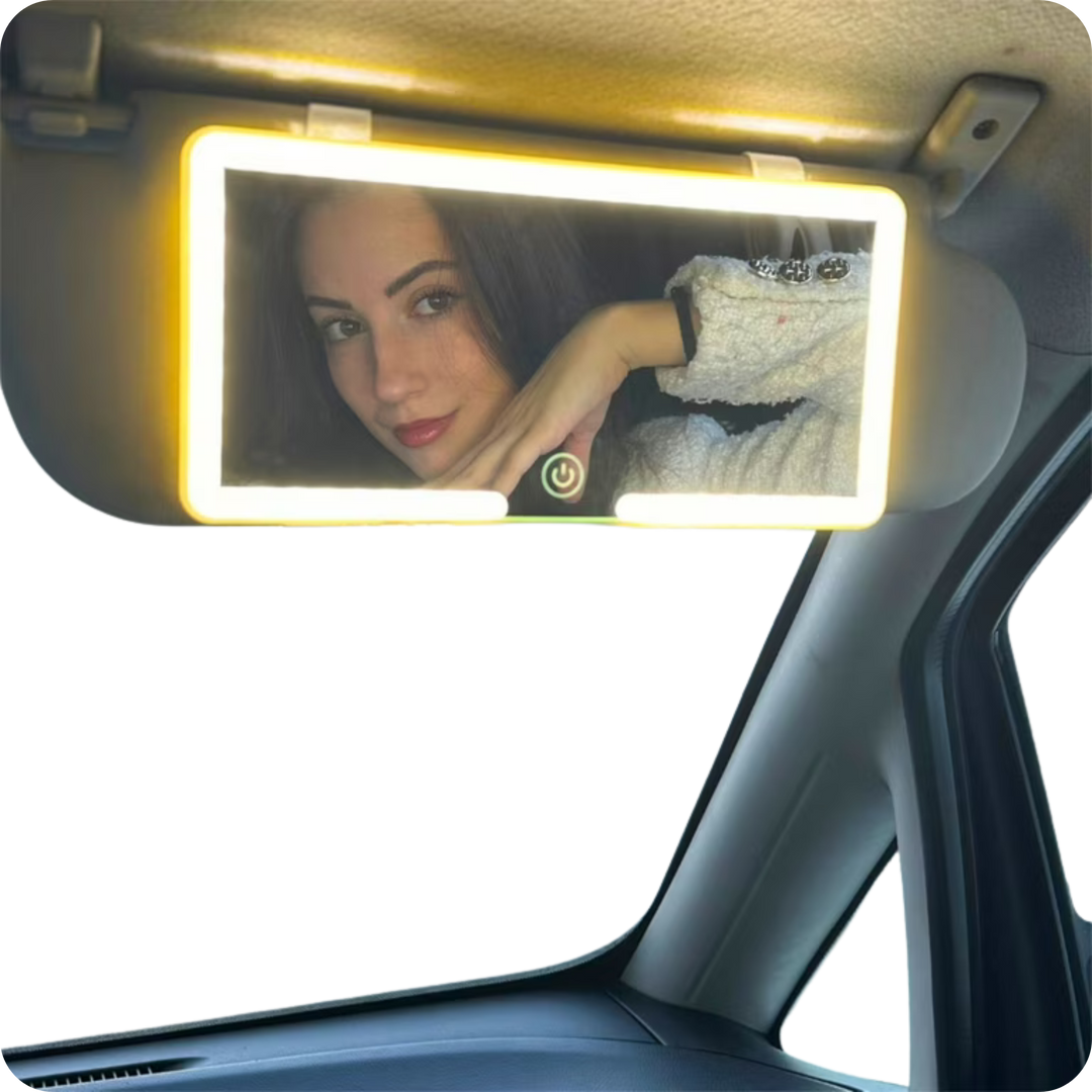 Espejo para Auto con Luz LED | LumiMirror®