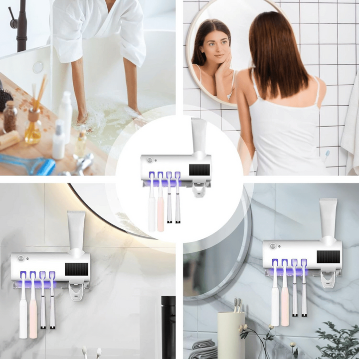Porta Cepillo de Dientes Esterilizador UV | FreshGlow®