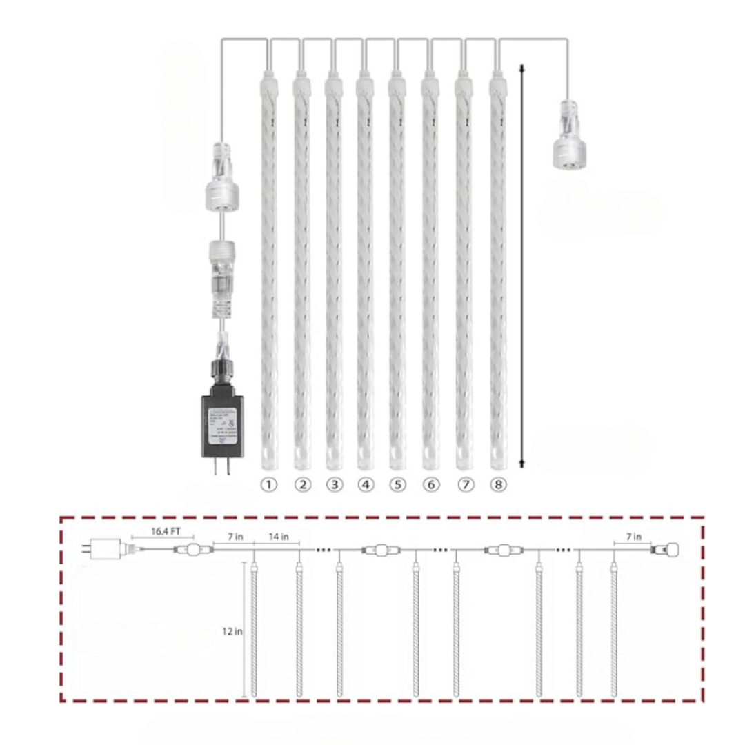 Luces Decorativas para Navidad 3 Metros | DropsLight®