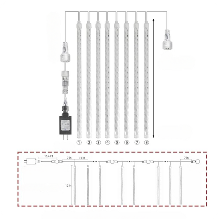 Luces Decorativas para Navidad 3 Metros | DropsLight®
