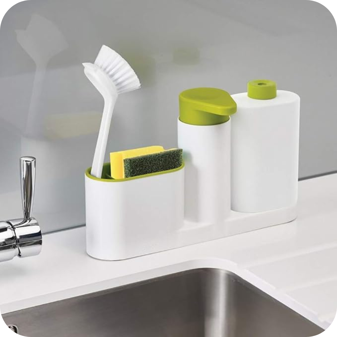 Dispensador de Detergente con Esponjero | SoapBox®