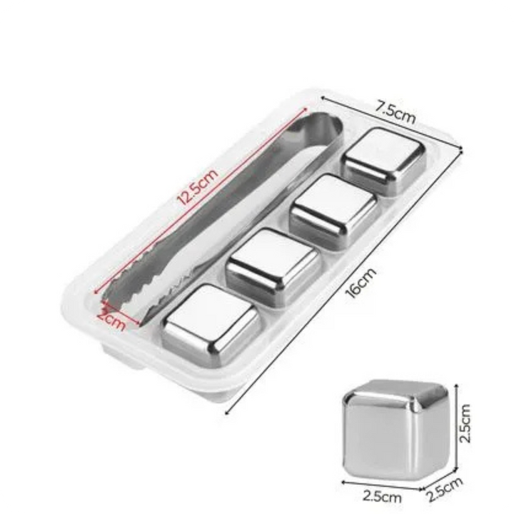 Cubos de Acero Inoxidable para Hielos | IceCube Pro®