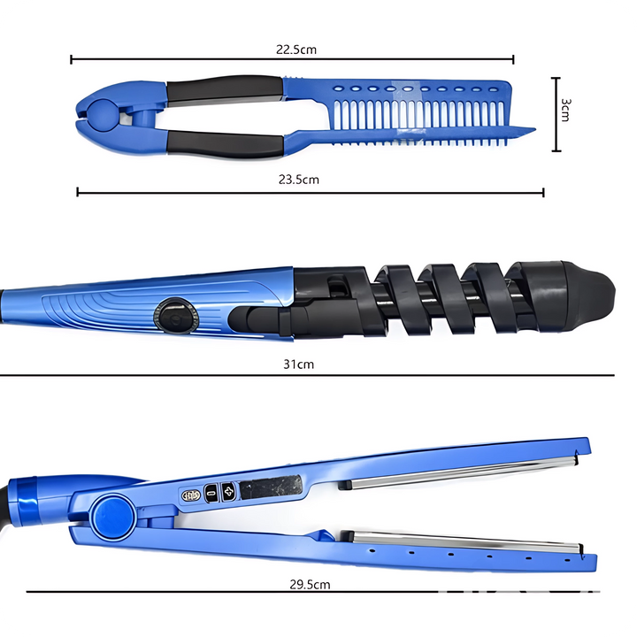 Plancha para Cabello 3 En 1 | StyloMaster®